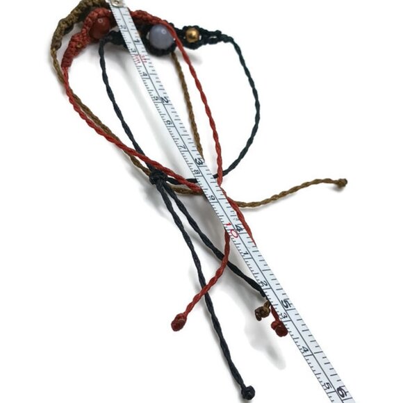 Handmade macrame bracelet with natural jade stones and tiger eye Spiritual prote - Picture 7 of 7